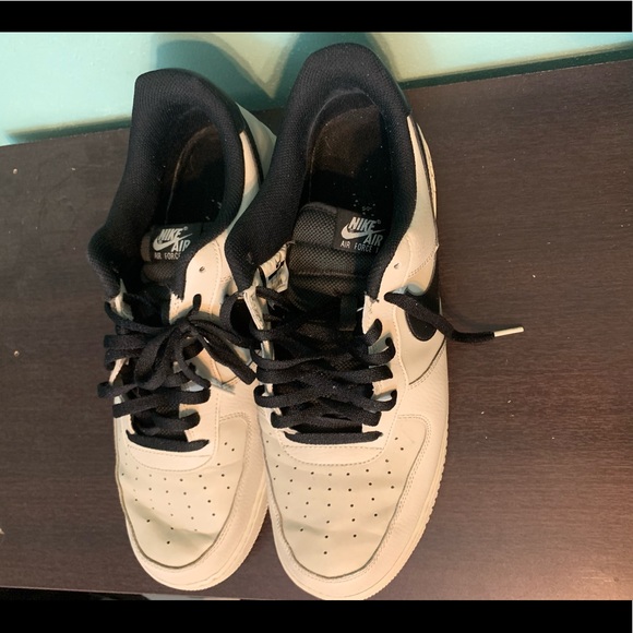 Nike Air Force 1 size 14 silver and black - Picture 2 of 10